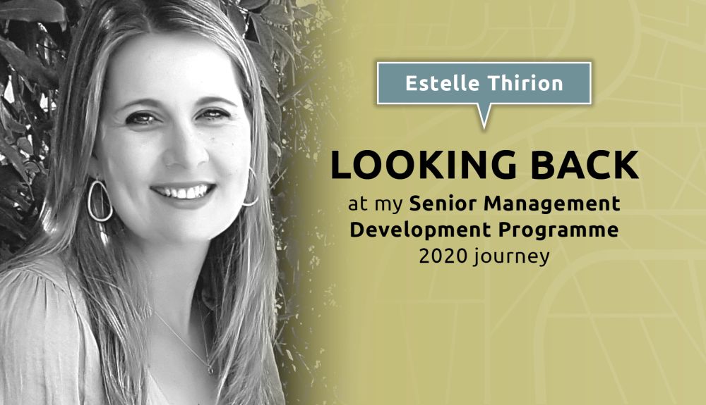 Senior Management Development Programme (SMDP) Feature: Estelle Thirion
