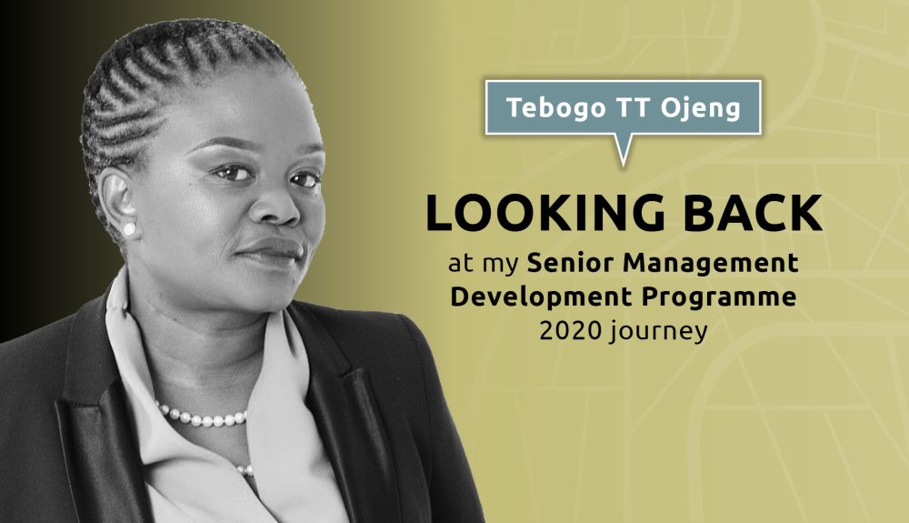 Senior Management Development Programme (SMDP) Feature: Tebogo TT Ojeng
